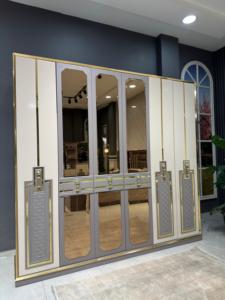 Elegante y moderno juego de dormitorio de madera MDF Muebles duraderos para el hogar Villa Farmhouse Hotel Office Warehouse-Uso versátil - Product Image 6