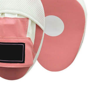 Rose-Blanc-Couleur Hautement Personnalisé Pakistan Fait Punching Mitaines Kickboxing Thai Boxing Pads Training Focus Punch Mitts - Product Image 2