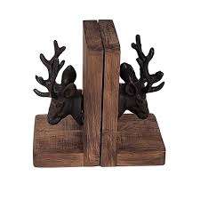 ที่คั่นหนังสือรูปกวางที่ทำจากไม้และโลหะมีที่ตั้งหนังสือที่มีเสน่ห์มีรูปปั้นกวางแกะสลักอย่างประณีต - Product Image 6