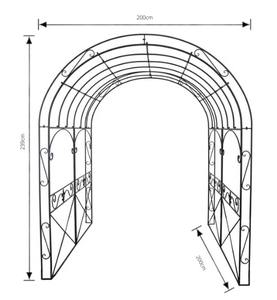 Hot Selling Easily Assemble Outdoor Supplies Wedding Backdrop Ornament Garden <b>Arch</b> Stand - Product Image 2