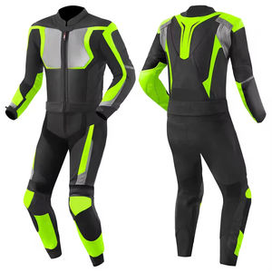 Combinaison de moto en cuir de course de haute qualité, deux pièces, meilleure protection, design professionnel personnalisé, vente chaude, personnalisée, anti-UV - Product Image 1