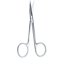 Ciseaux oculaires chirurgicaux de dissection de haute qualité 10cm embouts de sonde émoussés incurvés - Product Image 2