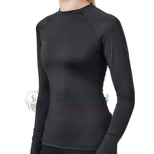 เสื้อขี่ม้าผู้หญิงซับเหงื่อเสื้อกีฬาแขนยาวระบายอากาศได้ดีแห้งเร็ว - Product Image 1