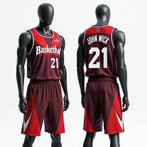 Conjuntos de uniformes de baloncesto personalizados sublimados para hombre, ropa deportiva de verano, baloncesto sin mangas transpirable de secado rápido de alta calidad - Product Image 5