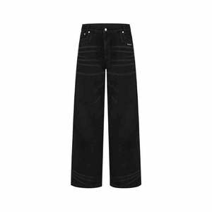 กางเกงยีนส์ขาบานสำหรับผู้หญิงกางเกงขาตรงเอวต่ำแบบซักได้สำหรับ2026 - Product Image 4