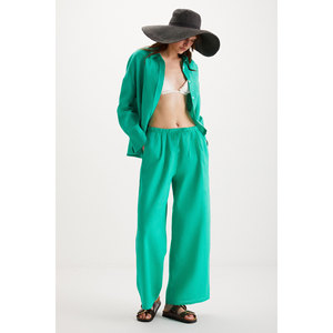 ETHIQUET MELANTHA Women's Trousers <b>Linen</b> Trousers - Product Image 3