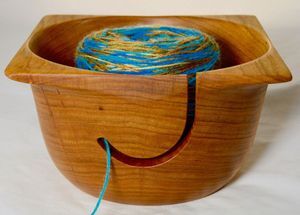 ที่จัดระเบียบเส้นด้ายที่ทำจากไม้สีน้ำตาลมีฝุ่นจัดทรงหม้อร้อนสินค้าขายส่งดีไซน์ไม่เหมือนใคร - Product Image 6