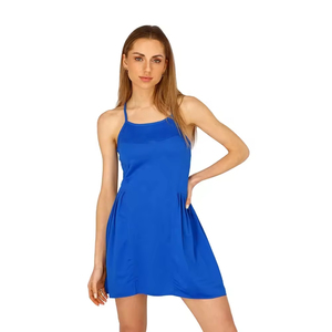 Robe de tennis sans manches pour femmes avec jupe en tissu léger pour les clubs de sport et les matchs d'école - Product Image 4