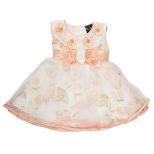 Vestido Elegante para Niñas Color Durazno - Product Image 1