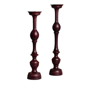 Accessoires d'éclairage intérieur pour décoration de restaurant Ensemble de deux derniers bougeoirs Décoration de mariage - Product Image 3