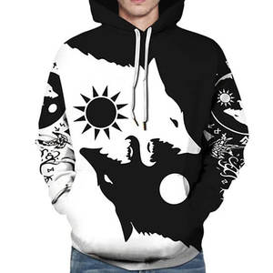 Sweat-shirt à capuche unisexe personnalisé pour l'hiver, 100% coton, léger, sublimation, respectueux de l'environnement, haute qualité, vente en gros - Product Image 4