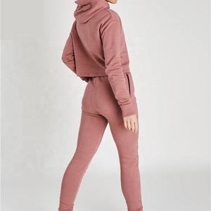 Ropa de entrenamiento de dos piezas ajustada personalizada para mujer, Joggers estampados ecológicos y chándal de invierno de talla grande, conjunto de 2 piezas - Product Image 3