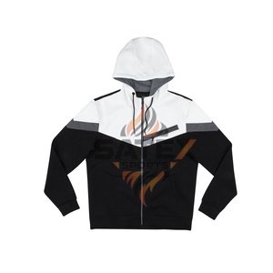 Sweat à capuche zippé pour homme léger et tendance avec poche, 100% coton polaire, service personnalisé OEM - Vente directe d'usine - Product Image 4