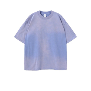 Saleh Enterprises Men Plus Size Oversize Acid Wash Breathable Eco-Friendly Short Sleeve Vintage Heavy Cotton Streetwear Loose - Product Image 5