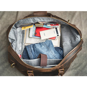 Custom Leather <b>Bag</b> Women <b>Men</b> Sports Leather Waterproof <b>Weekend</b> Travel <b>Men</b> New Gym Duffle <b>Bag</b> for <b>Men</b> Custom Logo - Product Image 4