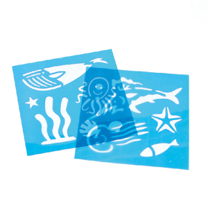Plantillas de Dibujo de Plástico con Diseños de Vida Marina para Niños - Product Image 5