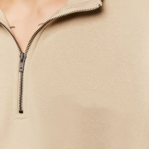 Custom Logo 1/4 <b>Zip</b> <b>Men's</b> Casual Premium Pullover <b>Jacket</b> Heavyweight Cotton Fleece Quarter <b>Half</b> <b>Zip</b> Pullover Hoodies Sweatshirts - Product Image 3