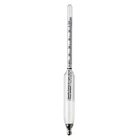 Hydromètre en verre CISCO CISCO-526 250 mm pour liquides lourds, gradué, à usage professionnel, densité relative 0,002 mm, matériel pédagogique