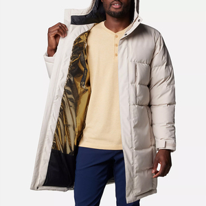 Venta al por mayor Parka Chaqueta larga de talla grande abrigos de lluvia de alta calidad Parka de invierno hombres grueso cálido Puffer chaquetas burbuja chaqueta de los hombres - Product Image 2