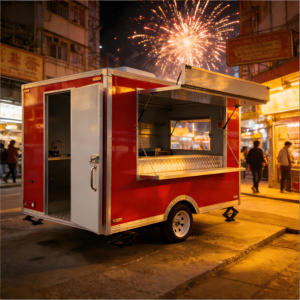 Kiosque d'exposition mobile avec bande LED et porte vitrée verrouillable, chariot de présentation mobile pour la promotion de cosmétiques et de bijoux - Product Image 1