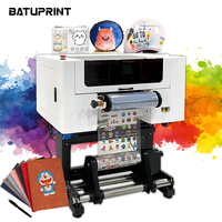 Nouvelle imprimante UV DTF automatique rouleau à rouleau, ensemble complet avec tête Epson, encre UV A3, vernis, coques de téléphone, bouteilles, verre, métal, autocollants