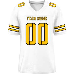 Ropa deportiva urbana, ropa de calle, camisetas de fútbol americano, ropa de discoteca, malla de poliéster transpirable de secado rápido, rayas de manga por sublimación - Product Image 5