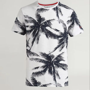 Camiseta Unisex de algodón 100% de alta calidad con estampado de pantalla personalizado 400 Gsm Pro Club gráfico de peso pesado de gran tamaño para hombres - Product Image 1