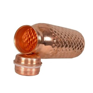 ขวดทองแดงดีไซน์ค้อนทุบขนาด330 GM 1 LTR เพิ่มสัมผัสของความซับซ้อนให้กับขวดทองแดงของคุณ - Product Image 6