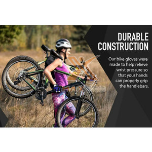 Gants de cyclisme unisexes légers et antidérapants à demi-doigts, personnalisables (couleurs et tailles) – Faible MOQ - Product Image 6