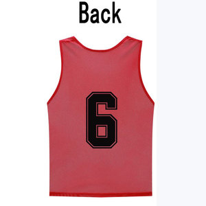 Maillots d'entraînement 100% polyester, maillot de football, gilet d'entraînement, dossards de football, dossards de football pour adultes, taille, vêtements d'extérieur, dossards d'entraînement - Product Image 2