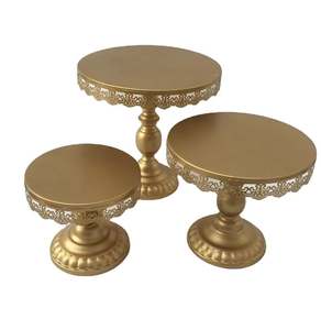 2025 Hot Selling Silver Finished <b>Cake</b> <b>Stand</b> With Marble for Home Hotel Restaurant - Product Image 5