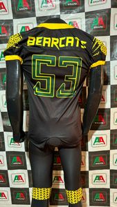 Maillot de football américain fan jersey parent sublimation attirail sergé broderie plus taille support personnalisé respirant photo réelle - Product Image 2