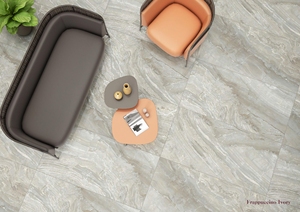 กระเบื้องพอร์ซเลนเคลือบทันสมัยลายอิตาลีกันลื่นงาช้างจาก Frappuccino สำหรับวิลล่าโรงเรียนห้างสรรพสินค้าต้านเชื้อแบคทีเรีย - Product Image 3