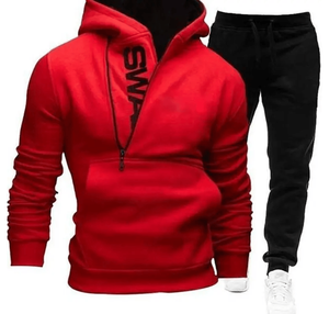 Logotipo personalizado impreso Slim Fit Unisex Tallas grandes High Street Chándal Etiqueta privada Invierno 100% Algodón Transpirable Secado rápido - Product Image 5