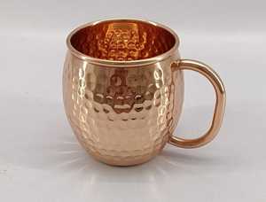 High Quality India Manufacturer <b>Copper</b> <b>Mugs</b> Eco-Friendly Barrel <b>Mug</b> for Chilled Drinks - Product Image 6