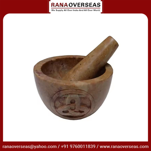 Mortier et pilon Triquetra personnalisés de haute qualité broyeur de pierre naturelle pour épices assaisonnements pâtes au prix le plus bas - Product Image 5