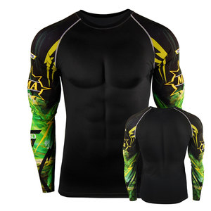เสื้อแรชการ์ดแขนยาวป้องกันแสงแดด UV สำหรับผู้ชาย ขายส่งแบบ OEM พร้อมผ้าและดีไซน์สีที่กำหนดเองได้ - Product Image 5
