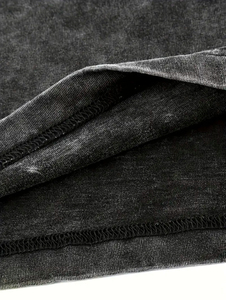 Precios al por mayor camisetas lavado ácido de alta calidad al por mayor personalizado Hip Hop 100% algodón de gran tamaño lavado ácido camiseta para hombres - Product Image 3