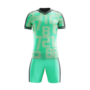 2024 kits de football pour adultes Logo personnalisé Stock vente en gros ensemble de maillots de football vêtements de sport respirants pour les uniformes de clubs de sport - Product Image 2