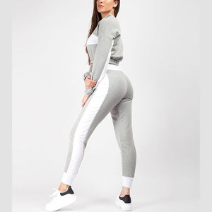 Ensemble de survêtement pour femmes grande taille, vêtements de fitness et de yoga, haut court personnalisé avec pantalon, survêtement de sport, tenue de sport 2026 - Product Image 6