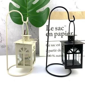 Mini métal noir fait à la main moderne décoratif bougeoir pot Ramadan lanterne fil support maison jardin noël Table haut - Product Image 6