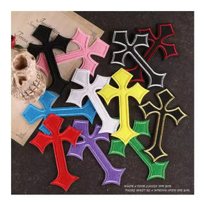 2024 Customized <b>Iron</b> Embroidery Patches 3D Badges Sew-On Embroidered Bulk Heat <b>Press</b> Heart Flower Shape Canvas Fabric Hats - Product Image 5