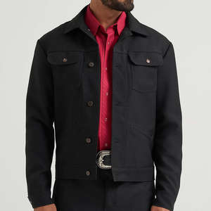 Chaquetas de hombre Ropa de abrigo de lana cálida clásica con cremallera completa y cierre de botón Ropa formal e informal con estilo - Product Image 2