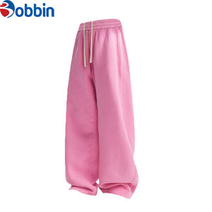 Pantalons de survêtement épais et chauds de qualité supérieure, lavés à l'acide, surdimensionnés, avec logo personnalisé, tissu polaire personnalisé, style toile - Product Image 1