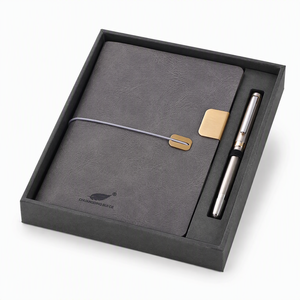 Set de Regalo Empresarial, Diario Clásico Creativo con Memoria USB y Bolígrafo de Madera - Product Image 1