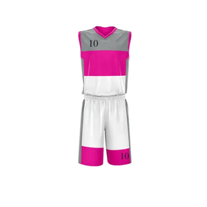 Uniforme de Baloncesto Personalizado Sublimado, Transpirable, de Malla de Poliéster, Sin Mangas, Uniforme de Equipo al por Mayor - Product Image 1
