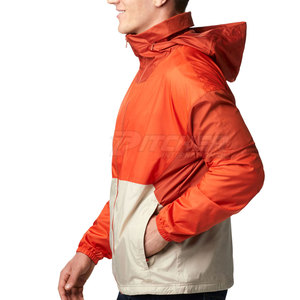 Chaqueta Cortavientos con Capucha para Hombre, la Mejor de Fábrica 2025, Ecológica, Ligera, Resistente al Viento, para Correr, Playa, Personalizada - Product Image 2