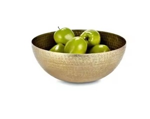 Antique <b>Silver</b> Finished Metal Bowl Unique Designer Fruit Serving Snacks Royal Look for Food Elegant Bowls for Commercial Use - Product Image 3