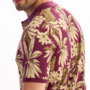 Polo de haute qualité Design personnalisé Polo de haute qualité en coton pour hommes Vêtements de polo de couleur unie avec logo personnalisé - Product Image 6