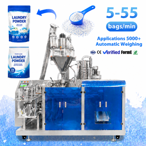 Multifunction <b>Stand</b> up Zipper Bag Detergent Powder Packaging Machine Zip Lock Bag Powder Filling Machine - Product Image 1